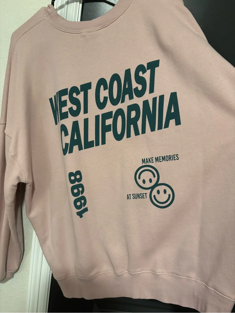 Target Women’s Crewneck Sweater in Dusty Pink